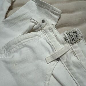 J. Crew Ivory Toothpick Jeans